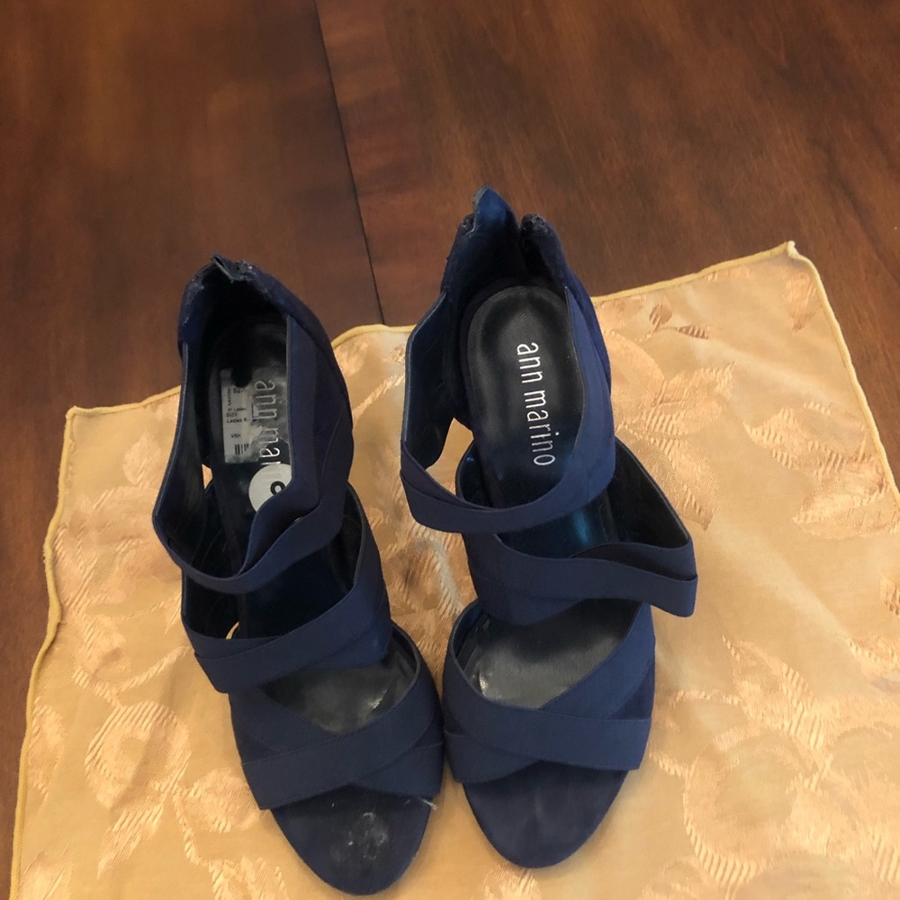 Ann Marino Black Dress Sandal.  Size 8M